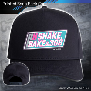 Printed Snap Back CAP - Shake, Bake & 308