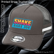 Load image into Gallery viewer, STRIPE Trucker Cap - Shake Bake 308 Sunset
