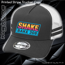 Load image into Gallery viewer, STRIPE Trucker Cap - Shake Bake 308 Sunset
