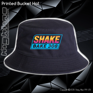 Printed Bucket Hat - Shake Bake 308 Sunset