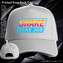 Load image into Gallery viewer, Printed Snap Back CAP - Shake Bake 308 Pink

