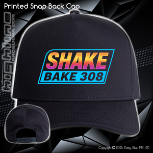 Printed Snap Back CAP - Shake Bake 308 Pink