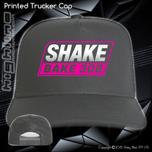 Load image into Gallery viewer, Printed Trucker Cap - Shake Bake 308 Pink
