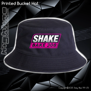 Printed Bucket Hat - Shake Bake 308 Pink
