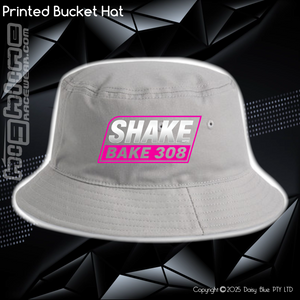 Printed Bucket Hat - Shake Bake 308 Pink