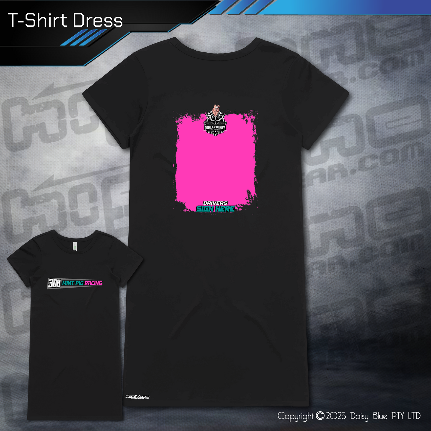 T-Shirt Dress - Mint Pig 100 Lapper 2025