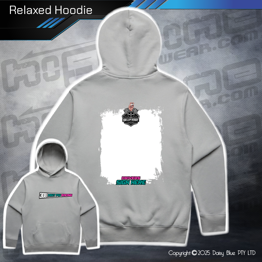 Relaxed Hoodie - Mint Pig 100 Lapper 2025