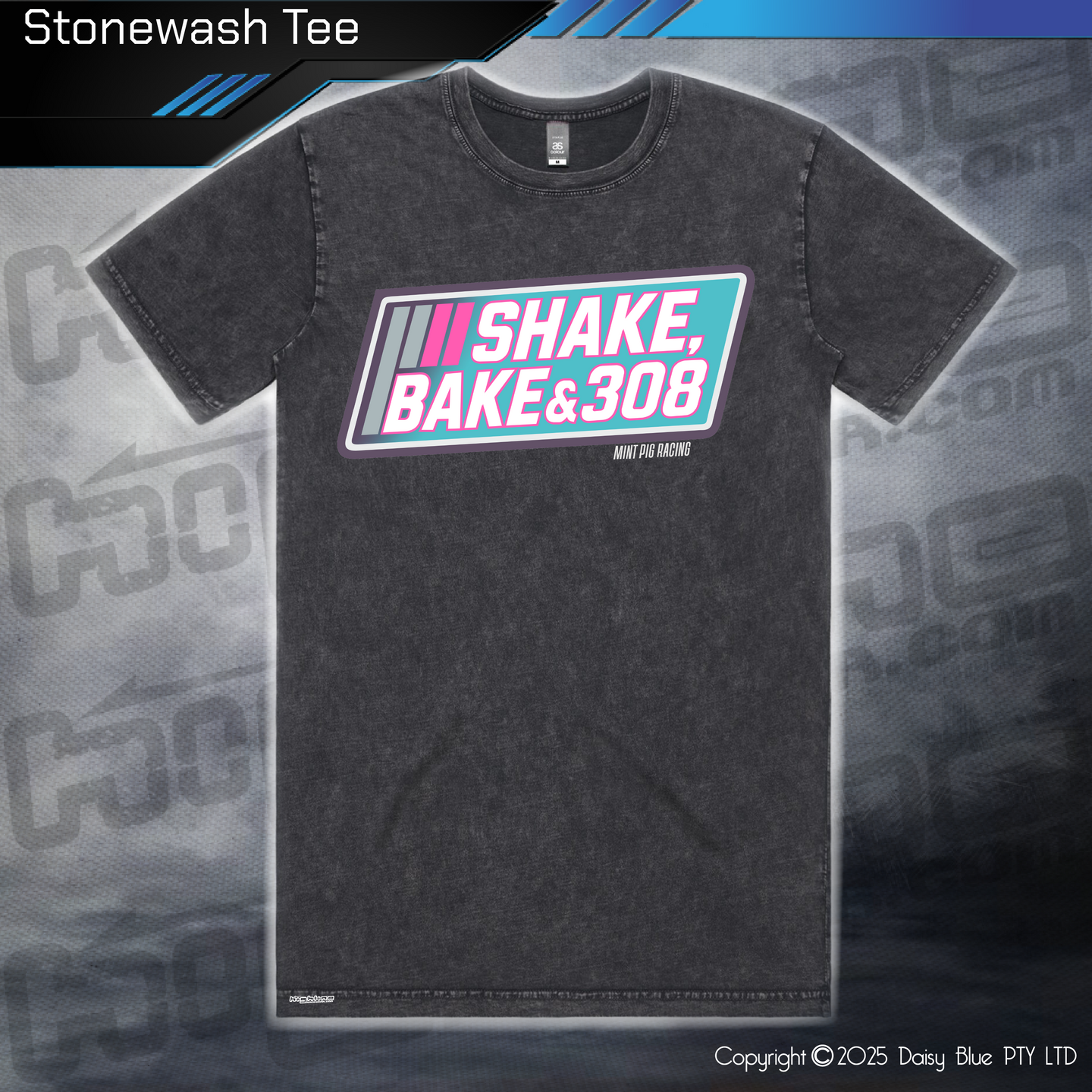 Stonewash Tee - Shake, Bake & 308