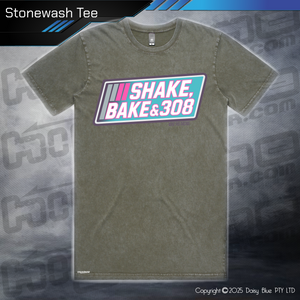 Stonewash Tee - Shake, Bake & 308