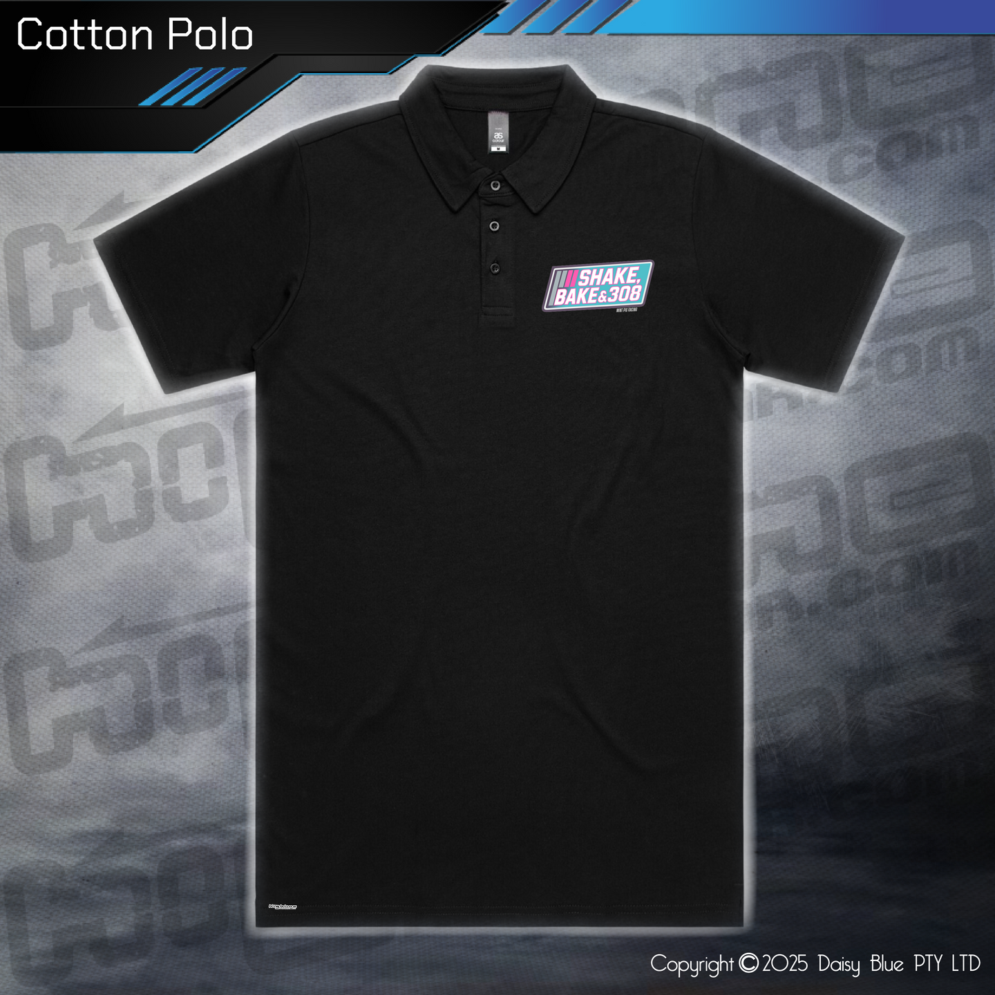 Cotton Polo - Shake, Bake & 308