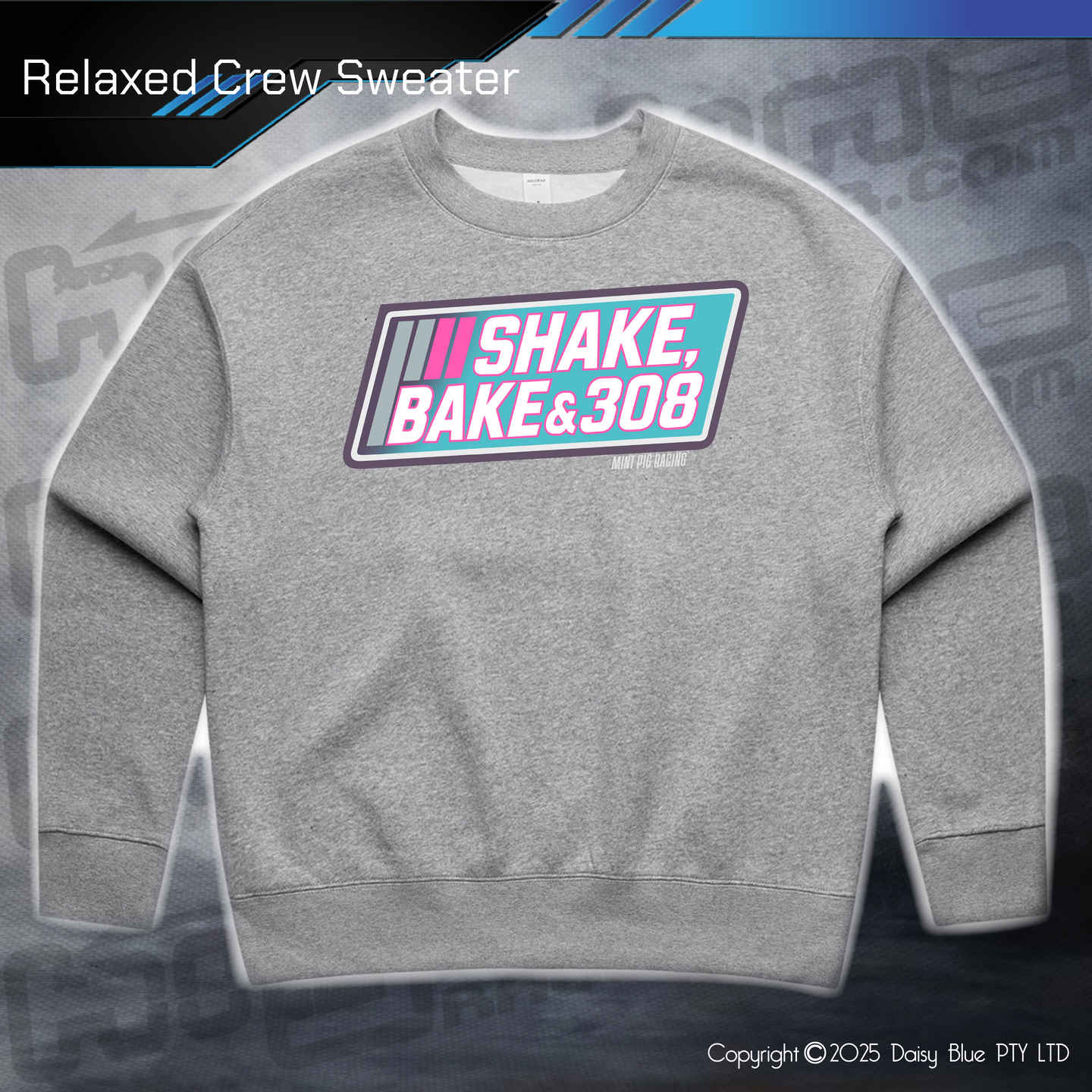 Relaxed Crew Sweater - Shake, Bake & 308