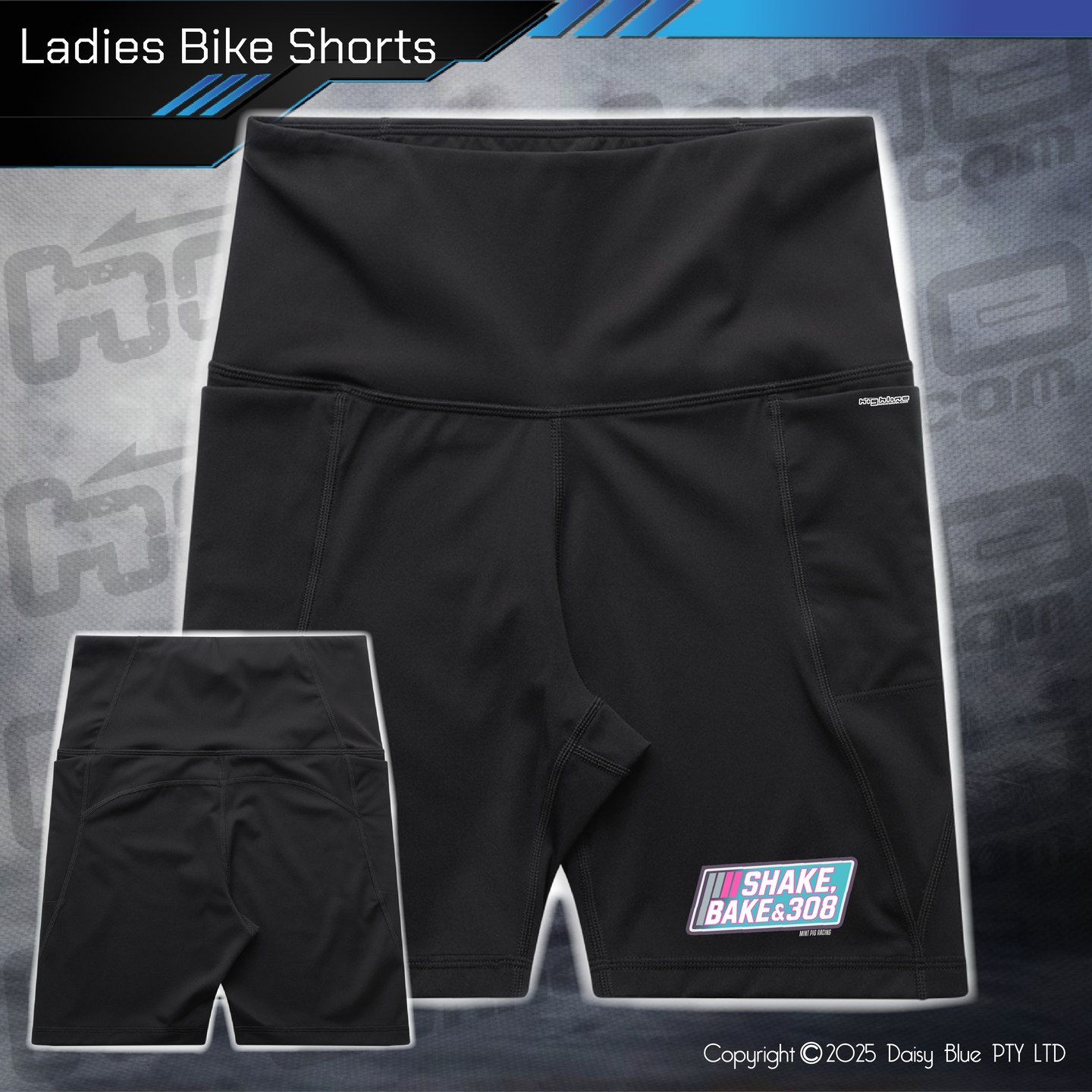 Bike Shorts - Shake, Bake & 308