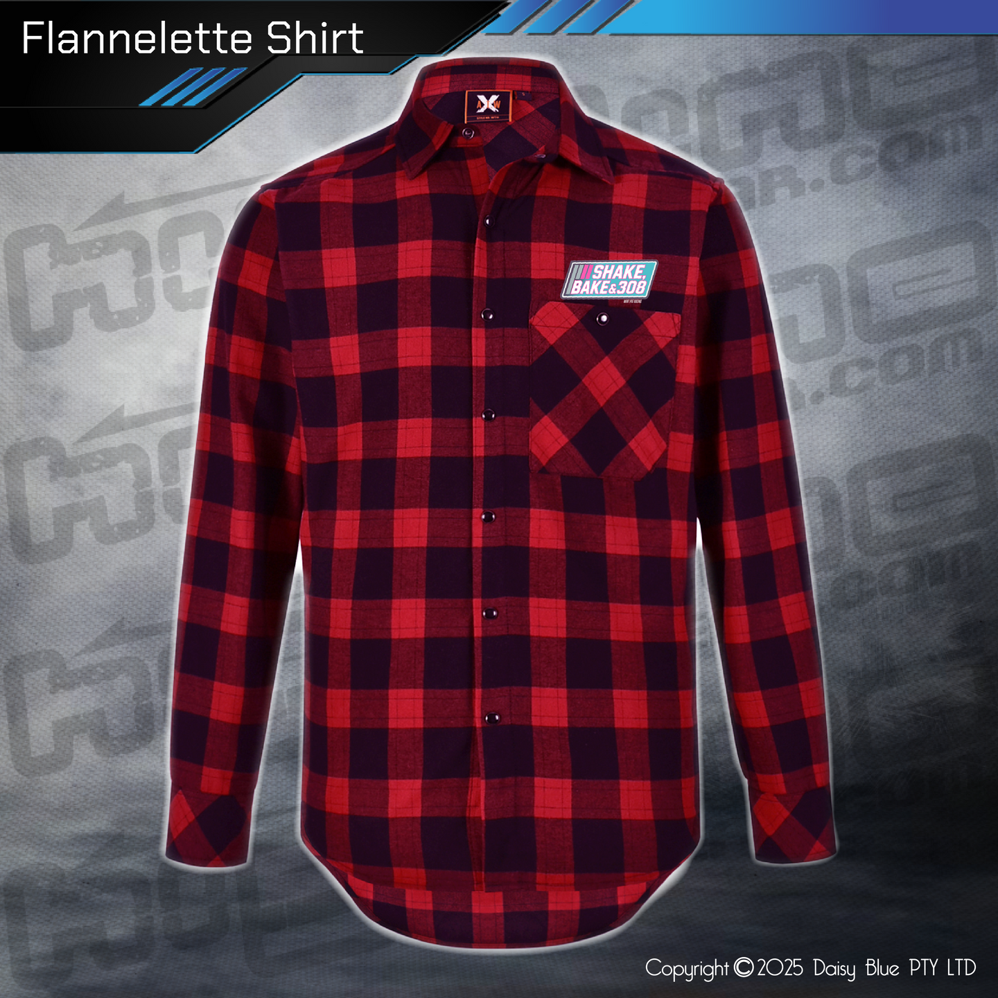 Flannelette Shirt - Shake, Bake & 308