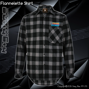 Flannelette Shirt - Shake Bake 308 Sunset