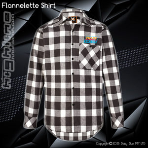 Flannelette Shirt - Shake Bake 308 Sunset