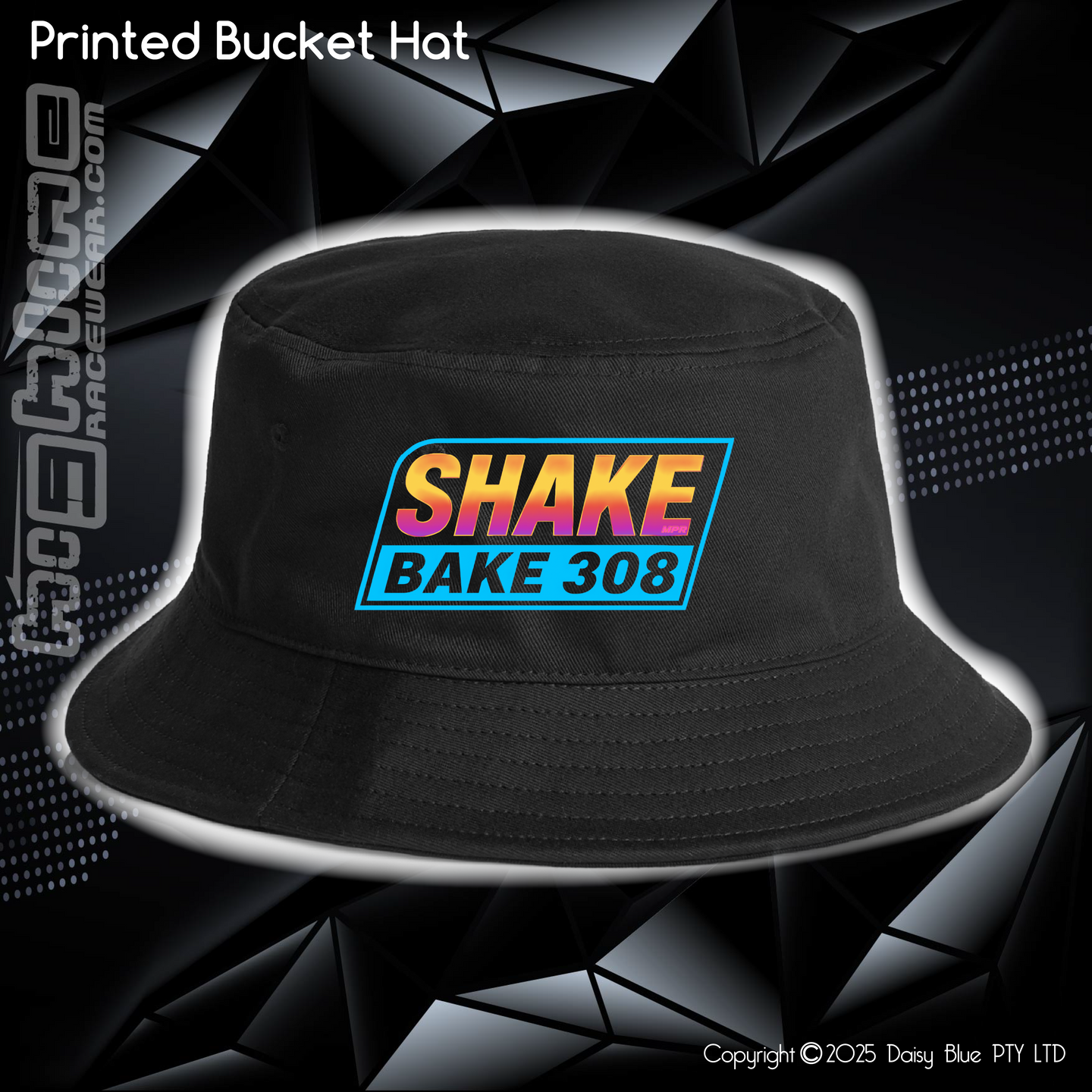 Printed Bucket Hat - Shake Bake 308 Sunset