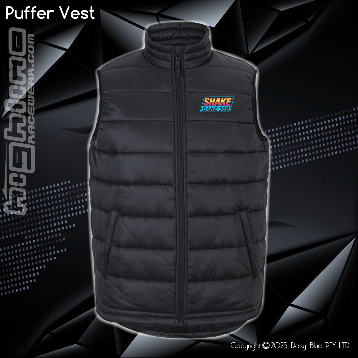 Puffer Vest - Shake Bake 308 Sunset