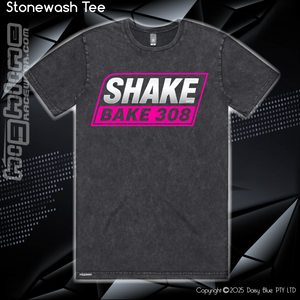 Stonewash Tee - Shake Bake 308 Pink
