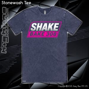 Stonewash Tee - Shake Bake 308 Pink