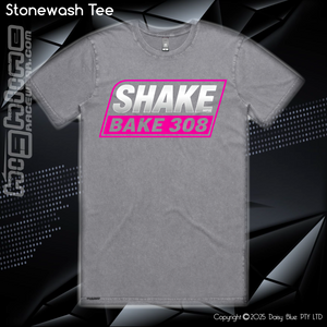 Stonewash Tee - Shake Bake 308 Pink
