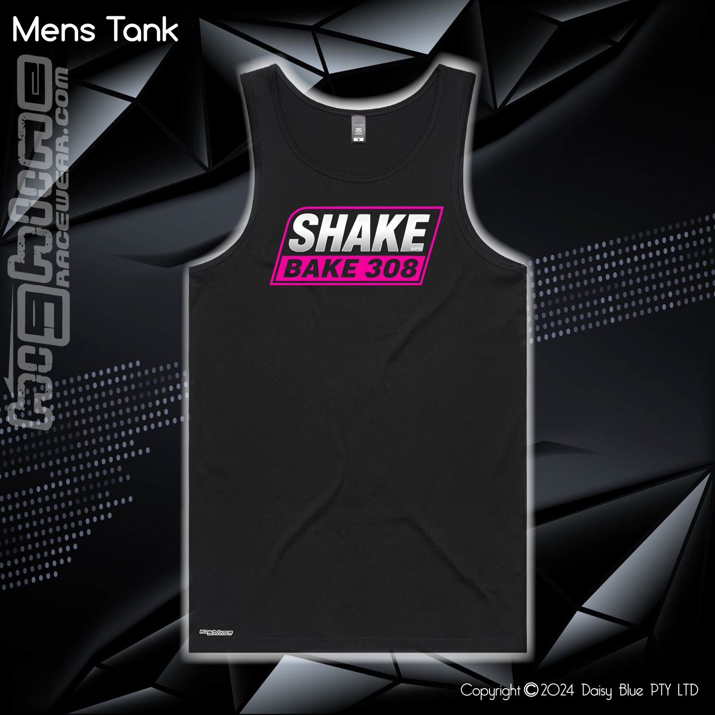 Mens/Kids Tank - Shake Bake 308 Pink