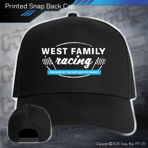 Printed Snap Back CAP - Kevin West