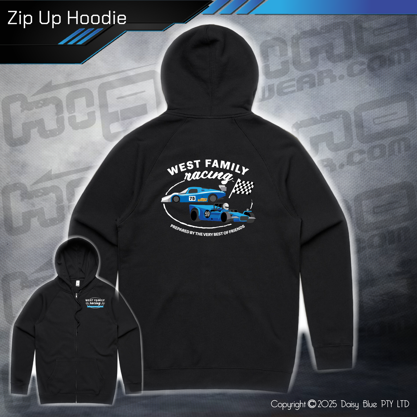 Zip Up Hoodie - Kevin West