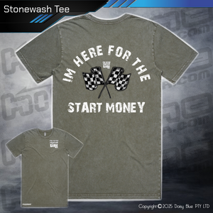 Stonewash Tee - Infield START MONEY