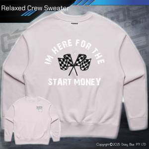 Relaxed Crew Sweater - Infield START MONEY