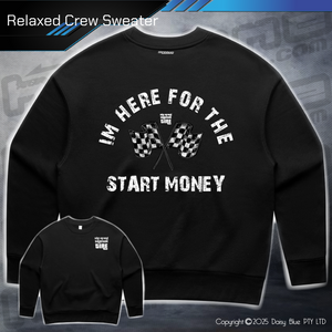 Relaxed Crew Sweater - Infield START MONEY