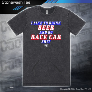 Stonewash Tee - Infield RACE CAR SH*T