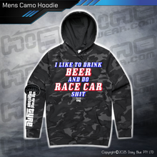 Load image into Gallery viewer, Camo Hoodie - Infield RACE CAR SH*T
