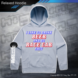 Relaxed Hoodie - Infield RACE CAR SH*T