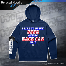 Load image into Gallery viewer, Relaxed Hoodie - Infield RACE CAR SH*T
