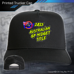 Printed Trucker Cap - GP Midget Australian Title 2025