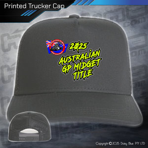 Printed Trucker Cap - GP Midget Australian Title 2025