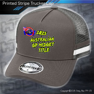 STRIPE Trucker Cap - GP Midget Australian Title 2025