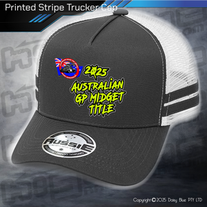 STRIPE Trucker Cap - GP Midget Australian Title 2025