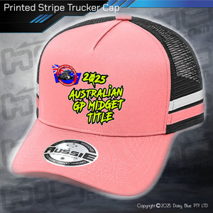 STRIPE Trucker Cap - GP Midget Australian Title 2025
