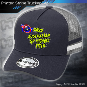 STRIPE Trucker Cap - GP Midget Australian Title 2025