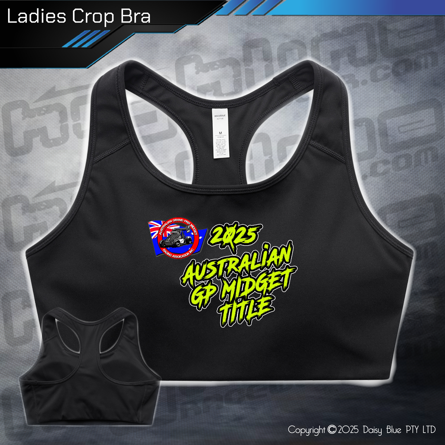 Active Bra Top - GP Midget Australian Title 2025