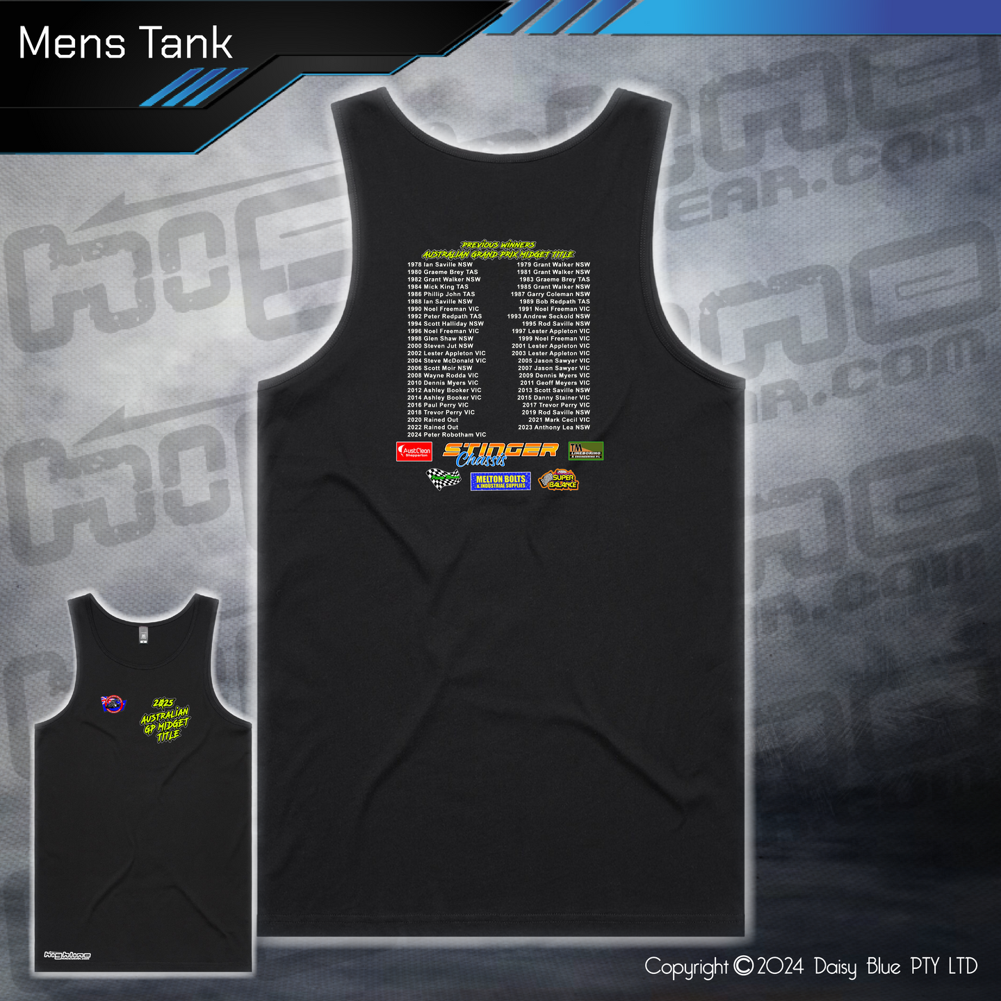 Mens/Kids Tank - GP Midget Australian Title 2025
