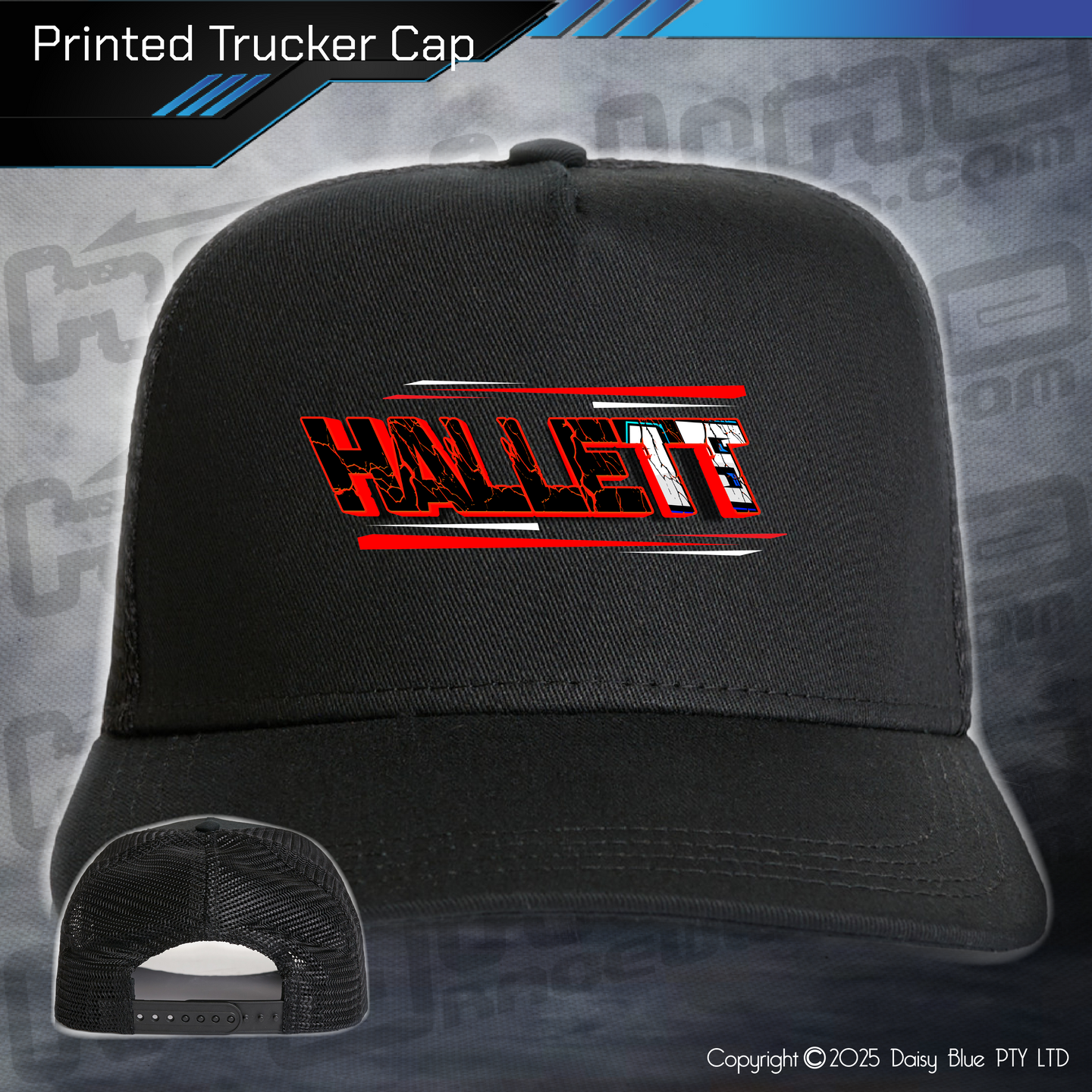 Printed Trucker Cap - Dale Hallett