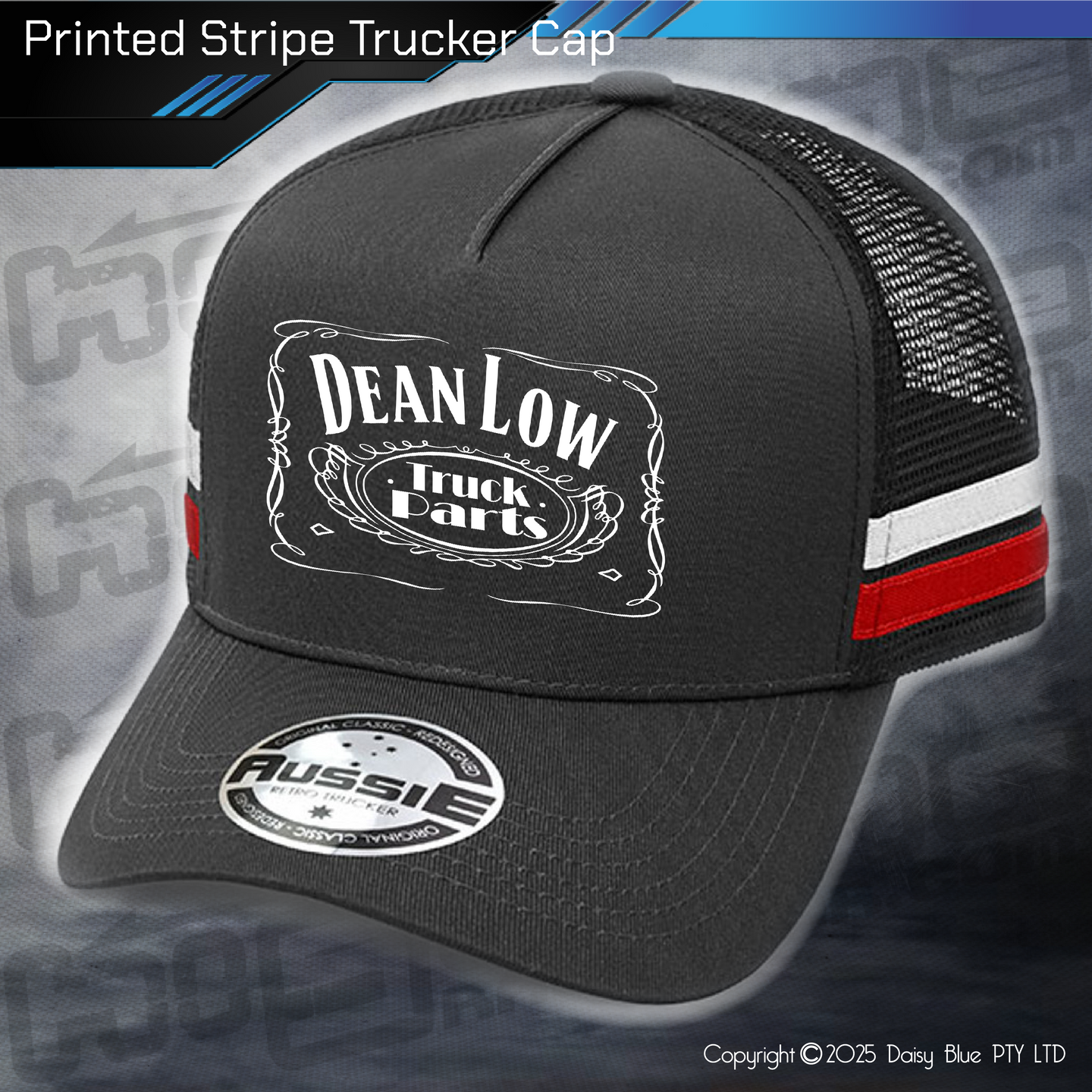 STRIPE Trucker Cap - Dean Low