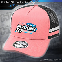 Load image into Gallery viewer, STRIPE Trucker Cap - Tom Baker
