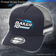 Load image into Gallery viewer, STRIPE Trucker Cap - Tom Baker
