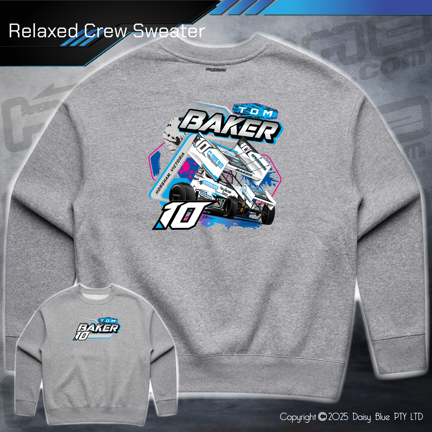 Relaxed Crew Sweater - Tom Baker
