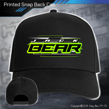 Load image into Gallery viewer, Printed Snap Back CAP - Jack Bear
