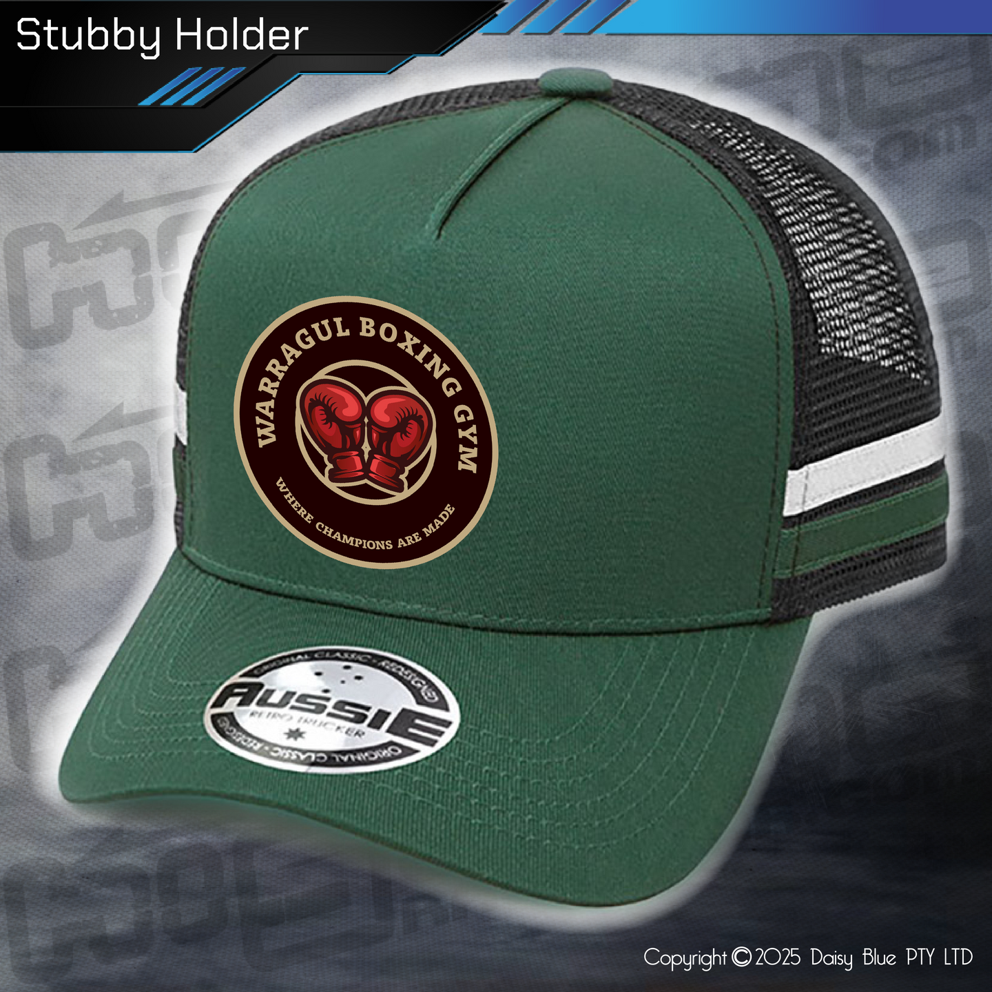 STRIPE Trucker Cap - Warragul Boxing Gym