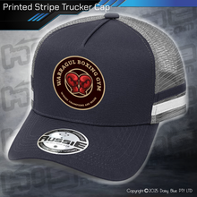 Load image into Gallery viewer, STRIPE Trucker Cap - Warragul Boxing Gym
